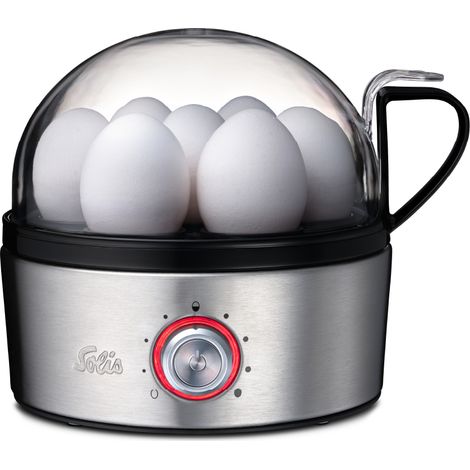 Solis Egg Boiler & More 8272 Cocedor de huevos al vapor eléctrico 400 W hasta 7 huevos gris (1/5)