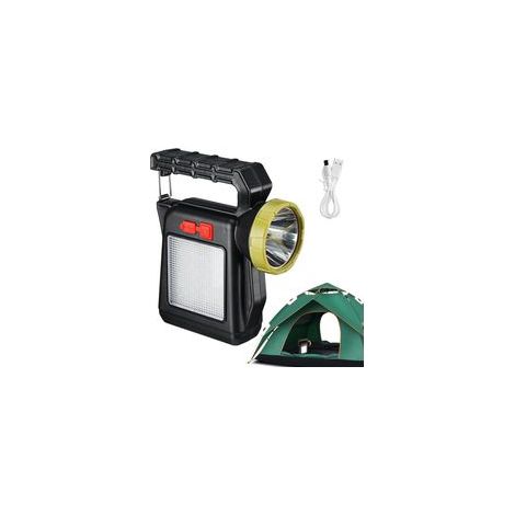 Lampe Torche Solaire Lampe Torche de Voyage,Éclairage Portable Extérieur pour Camping, Cyclisme et Escalade