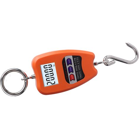Balance électronique à hameçons 200 kg, petite, orange, sans fil, industrielle, pour l'agriculture commerciale (1/5)