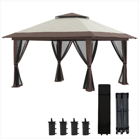 SunJet Store banne, auvent rétractable, de jardin 4x4 m - Réf. OSBKJR3R68I3 (1/5)