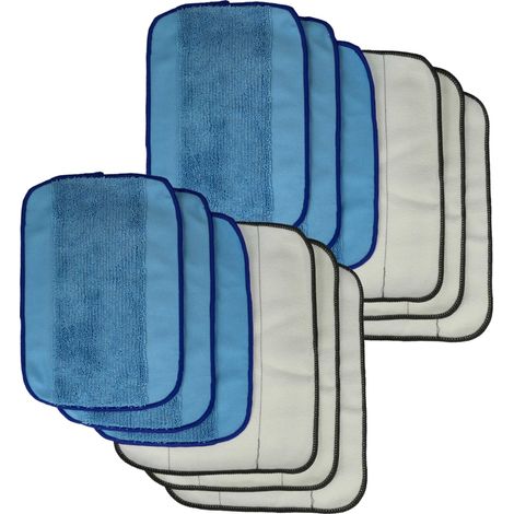 vhbw 12x panno sostituisce iRobot 4409706 per robot aspiratore - panno pulizia a umido, panno pulizia a secco