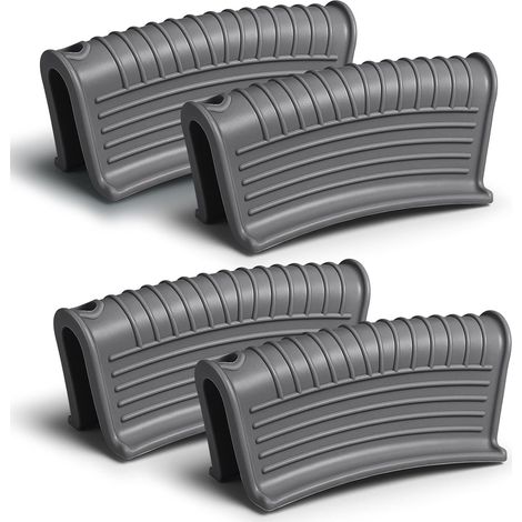 Housse de poignée en silicone pour casserole, anti-brûlure et antidérapante, protection pour pince à oreilles de casserole, housse i (1/5)