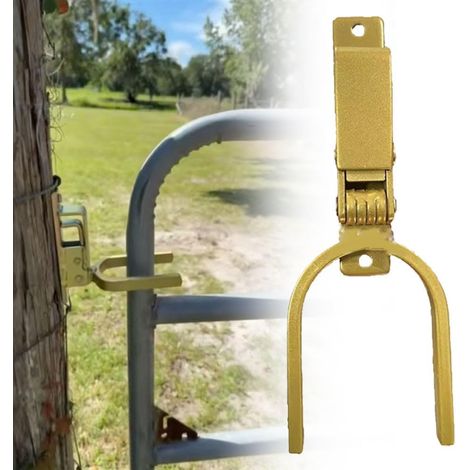 Loquet de portail automatique en acier (1/5)