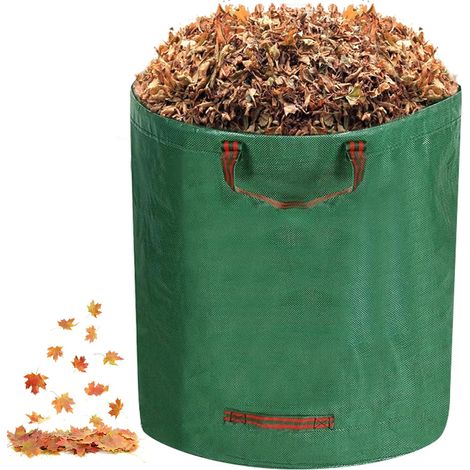 Sac de Jardin 272L Sacs Déchets de Jardin verts Avec Poignées indéchirable Pliable Réutilisable Sac à Déchets de Jardin (1/5)