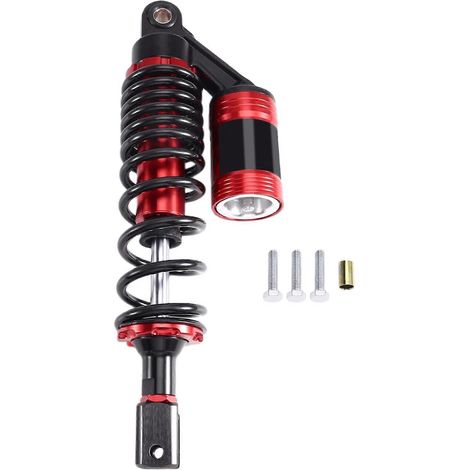 Amortiguador hidráulico trasero universal de 320 mm para motocicletas Kawasaki, Suzuki, Honda, Yamaha y scooters BWS, color rojo. (1/5)
