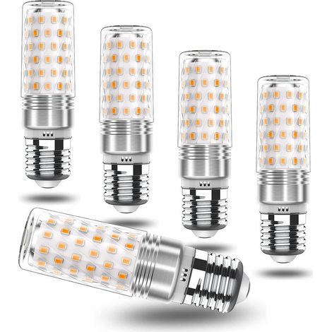 Ampoule LED E27 Blanc Froid 6000K 1600LM, Ampoule LED d'intérieur 16W E27 équivalente à un halogène de 150W, AC 220-240V, non dimmable, Grande lampe épis de maïs LED E27 à montage à vis, Paquet de 4 (1/5)