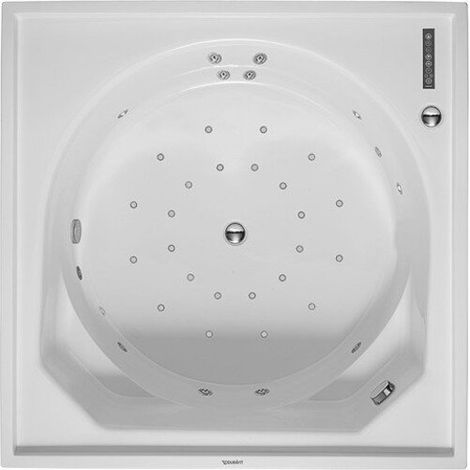 Piatto doccia Whirlwanne BLUE MOON 520 l 140x140 bianco Combi-Syst L