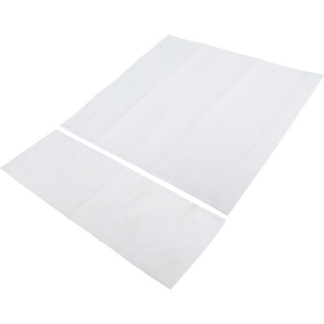 1 Set Regiestuhl-Ersatzsitzbezug aus Canvas, weiß (1/5)