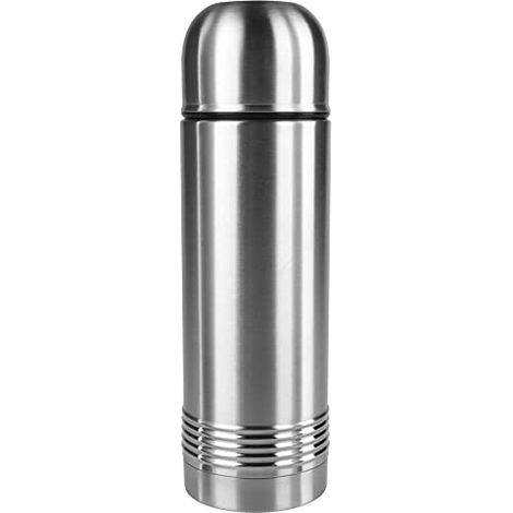 Emsa 618701600 Boccetta sottovuoto Senator, bottiglia termica, tazza da caffè mobile, 700 ml, tazza termica, tazza isolante, chiusura Safe Loc, acciaio inossidabile (1/4)