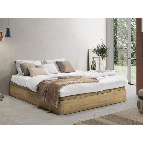 Sommier coffre 180 x 200 cm - Naturel clair - HESTIA de YSMÉE