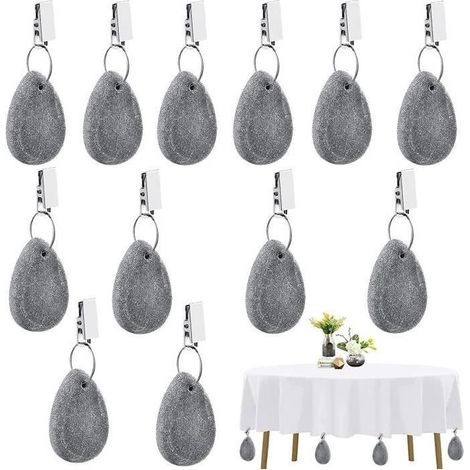 (Marble natural)Weight for Tablecloth of Table with Pliers Marble Natural of Weight Tablecloth Party Pierre Pendant Tablecloth for Outdoor Garden for indoor (1/4)