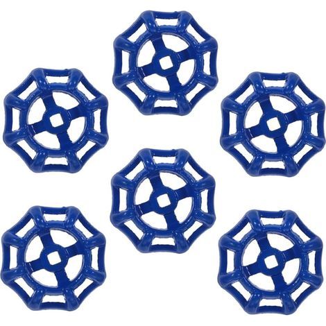 Lot de 12 volants de vanne en métal robuste, résistants aux chocs, compatibles avec vannes standard, installation simple. (1/5)