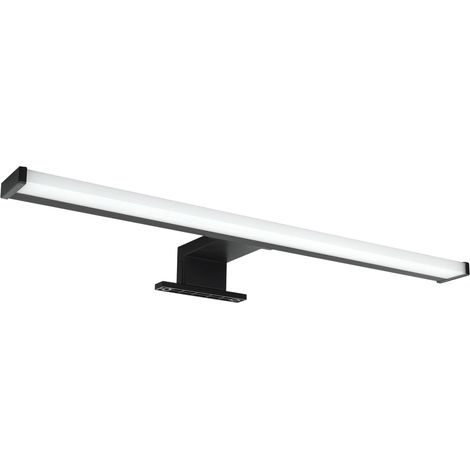 Lampada da parete per specchio da bagno NERON LED 6W 4000K IP44 nero (1/2)
