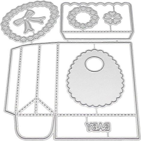 Candy Box Baby Metall-Stanzformen Schablone Scrapbooking DIY Album Stempel Prägung