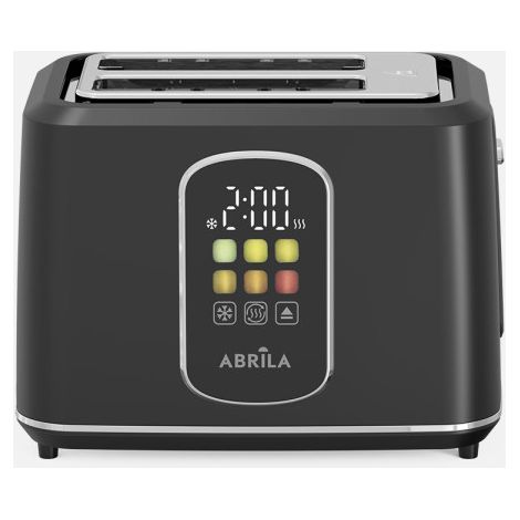 Tostador pan ajenjo 930w negro 7niv.tostado descongelación display apagado autom.2reb 2ranuras recogemig.18,5x25x17cm