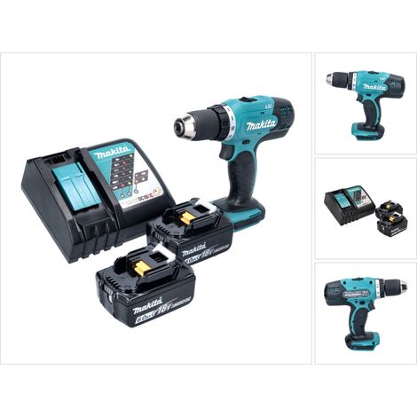 Makita DDF 453 RG Akku Bohrschrauber 18 V 42 Nm + 2x Akku 6,0 Ah + Ladegerät (1/5)