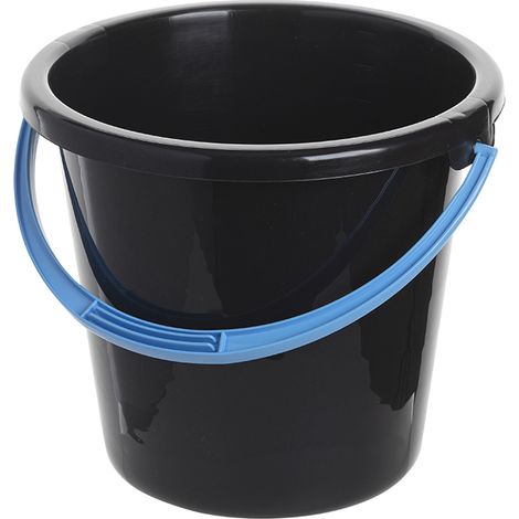 Haushaltseimer aus Kunststoff, 10 l, verschiedene Farben, Griff - JAG