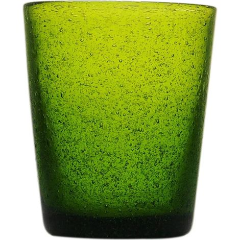 Zani Serafino Bicchiere Acqua Tumbler Olive 30cl Pasta di Vetro