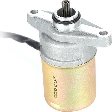 Démarreur de moto en métal, accessoire de remplacement compatible avec les modèles GY6 48cc, 50cc et 80cc. (1/5)
