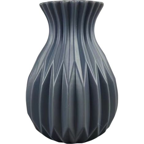 Vase - Plastique - Design Nordique - Résistant Aux Intempéries - Pour Intérieur Et Extérieur - Lot De 5 (1/4)