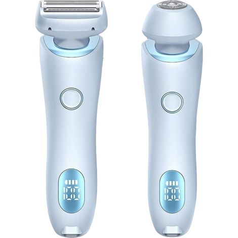 Rasoir électrique portable 2 en 1 Elegance, pour femmes, utilisation sur peau sèche ou humide, pour aisselles, parties intimes, jambes et bras. (1/5)