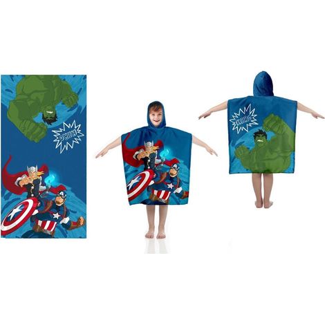 Marvel Avengers Asciugamano poncho in cotone