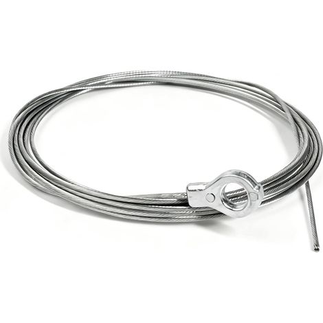 Stahlseil für Gaskupplung - Ø1,5 mm x 2,5 m mit Ø7 mm Ösenende - Universelle Reparatur für Rasenmäher, Freischneider und Motorhacken (1/5)