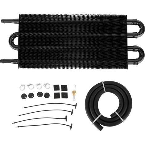 OC1401 Universal 4 Row Aluminum Transmission/Power Steering Oil Cooler  MUMU