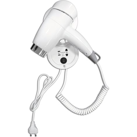 Asciugacapelli Phon a Pistola 1500W Vama Elegant Pro Shaver Bianco (1/3)