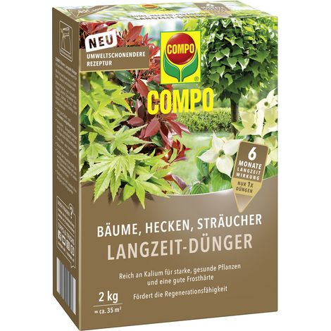 COMPO Bäume, Hecken, Sträucher Langzeit-Dünger 2kg