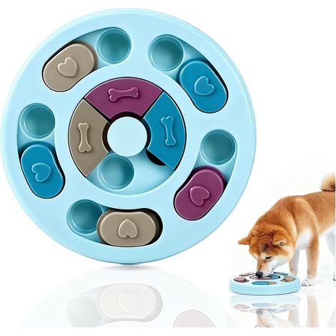 Jouets Puzzle pour Chiens,Dog Toy Intelligence,Jouet Chiens Intelligent Friandise,Puzzle Intelligence Anti-dérapant Jouets pour Chiots, Petits, Moyens et Grands l’ Entraînement du QI