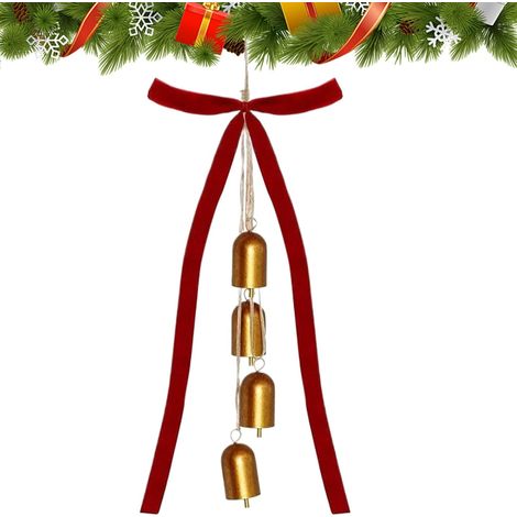pour Sapin De Noël Grandes Décorations De Fête Décorations De Noël Vintage Avec Clochette Pour Décoration De Fêtes Maison Mur Guirlande Cheminée Salon Jardin Cour Terrasse (1/5)