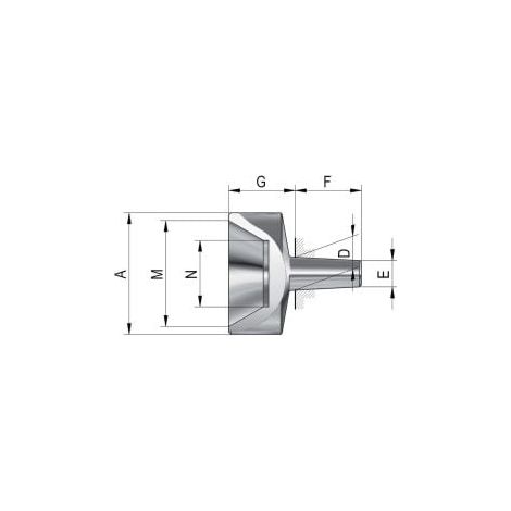 Röhm inserti intercambiabili per centri rotanti, misura 104, A - 070708 (1/3)