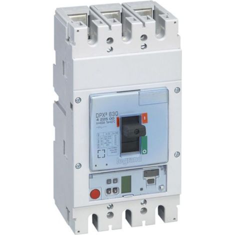 Disjoncteur électronique S1 DPX³630 pouvoir de coupure 36kA 400V - 3P - 400A - LEGRAND
