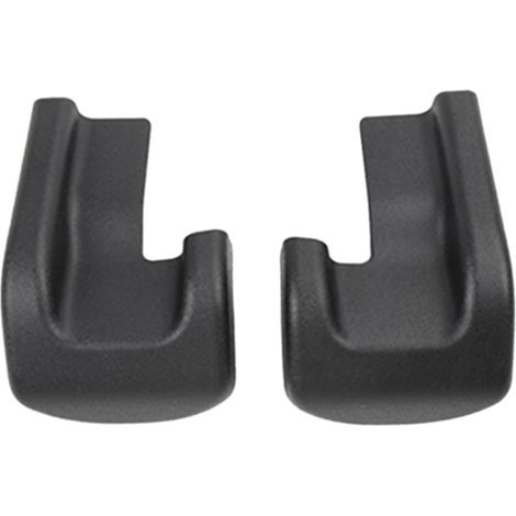 1 pair. Color: Black. Material: ABS. Suitable for car rear seat rail covers and protective covers. (1/5)