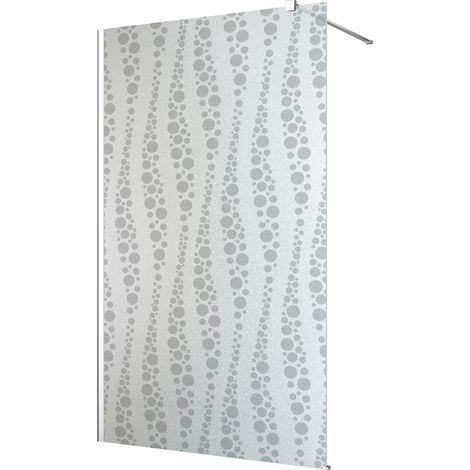 Stickers paroi de douche dépoli - Design - 60x120 cm (1/2)