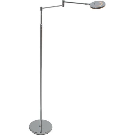 Steinhauer Exclusive - stehlampe - Soleil - chrome - metall - (1/4)