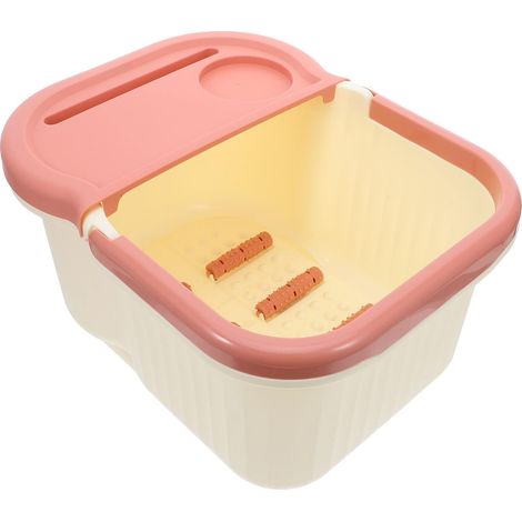Seau pour Lavage des Pieds de Pédicure pour Bain de Seau pour Soins Spa Bac à Linge Bassine Bassine à Vaisselle pour Maintenir Eau Chaude