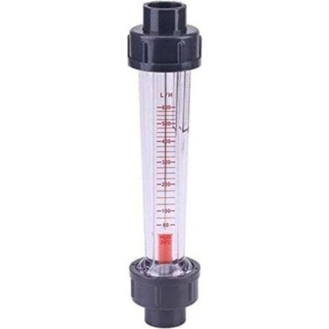 Plastic rotameter water flow meter 60-600L/H LZS-15D Liquid Tube Flow Measurement Instrument (1/5)