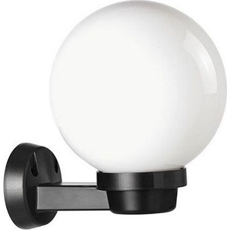 Applique a Braccio Sfera Lampada da Parete Esterno Globo Ø 20 Giardino Sovil - Colore: Opale (1/5)