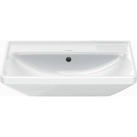 Duravit D-Neo Waschtisch, 600x440mm, ohne Hahnloch, mit Überlauf, (1/5)