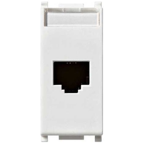 14339.4 Enchufe Rj45 Netsafe Cat5E Utp 110 Blanco Plano