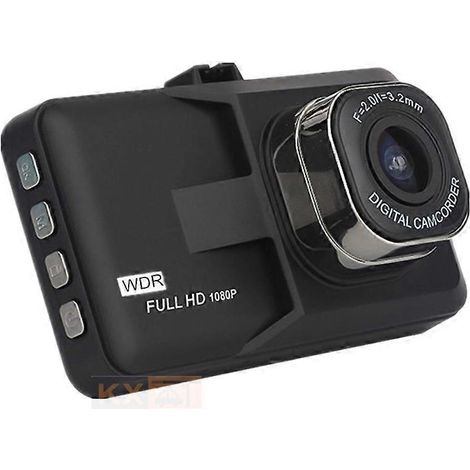 Caméra embarquée de voiture avec enregistreur vidéo HD 1080p et vision nocturne (1/4)