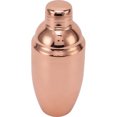 Shaker à Cocktail 500ml en Acier Inoxydable 304 Or Rose, Agitateur pour Bar et Fêtes (1/5)