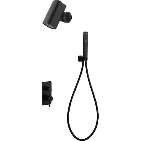 IMEX GPT064-T/NG TOSCANA-AREZZO Monomando Conjunto Empotrado Negro - ref: GPT064-T/NG (1/2)