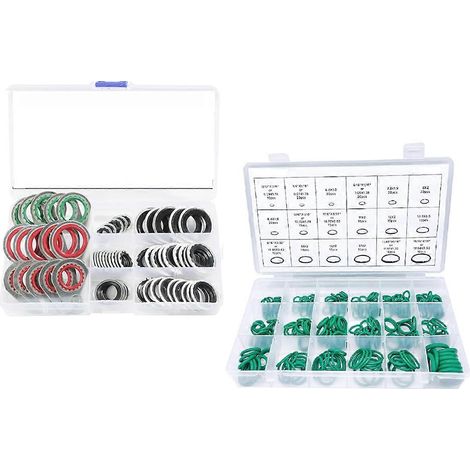 Kit de joints d'étanchéité pour système de climatisation, 60 pièces, 9 tailles (1/5)
