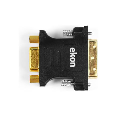 Ekon DVI-I - VGA Noir