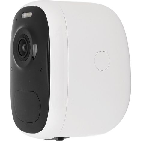 Caméra sans fil 4MP rechargeable, détecteur de mouvement PIR, vision nocturne, audio bidirectionnel, WiFi pour surveillance domestique (1/5)