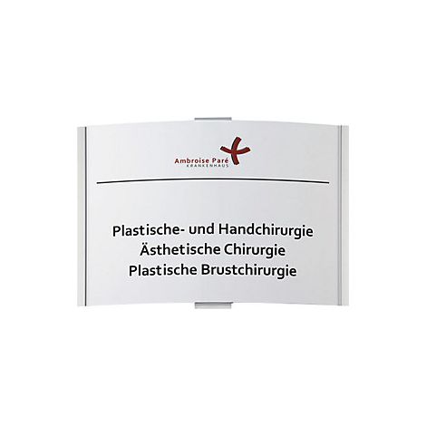Letrero para indicar el camino FRANKFURT™  DIN A4 apaisado  H x