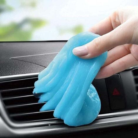 Gel de Nettoyage pour Clavier Mastic de Nettoyage pour Voiture Nettoyant pour Boue Gel de Nettoyage de Détail Nettoyant Universel pour Poussière pour Ordinateur Portable, Imprimante (210 g) (1/4)